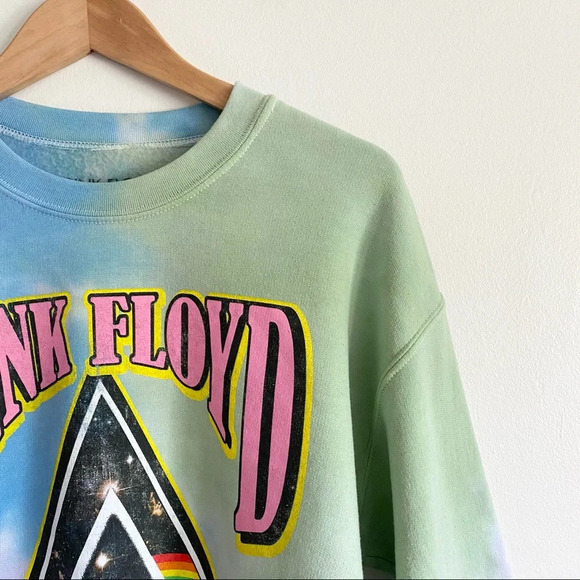 Pink Floyd Tie Dye Graphic Pullover Sweatshirt - Picture 3 of 8